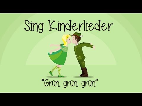 Grün, grün, grün sind alle meine Kleider - Kinderlieder zum Mitsingen | Sing Kinderlieder