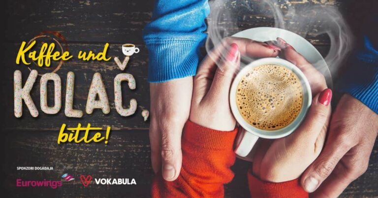Udvaranje na njemačkom jeziku je lakše nego što mislite. U Tuzlu nam stiže četvrti ‘Kaffee und kolač, bitte!’. Ideš?
