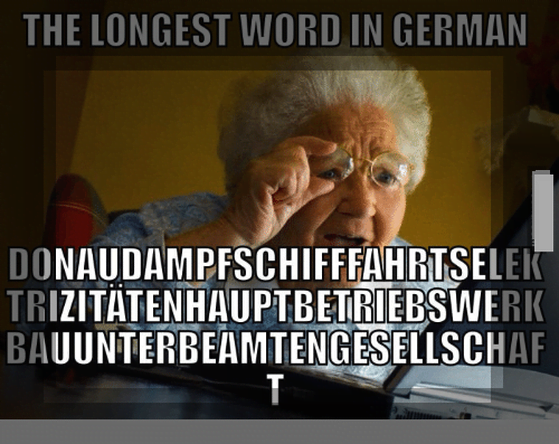 najduža njemačka riječ