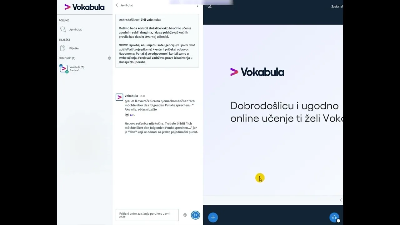 upoznajte vokai prvi ai asistent